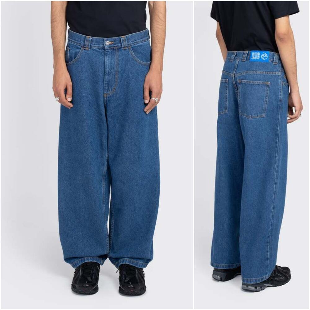 POLAR SKATE CO. Big Boy Pant Jeans Dark Blue size Medium